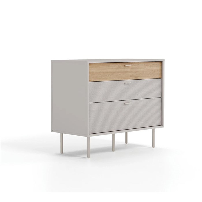 Комод с 3 ящиками (белый) ENZA HOME Коллекция CANTE (КАНТЭ) арт. EH69357 EH69357