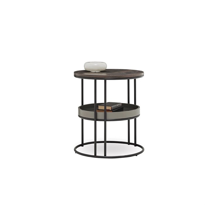 Стол журнальный круглый 2шт ENZA HOME Коллекция PERA (ПЕРА) арт. EH69464 EH69464