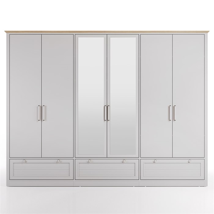 Шкаф с дверцами 6 дверей ENZA HOME Коллекция MARSELL (МАРСЭЛЬ) арт. EH74200 EH74200