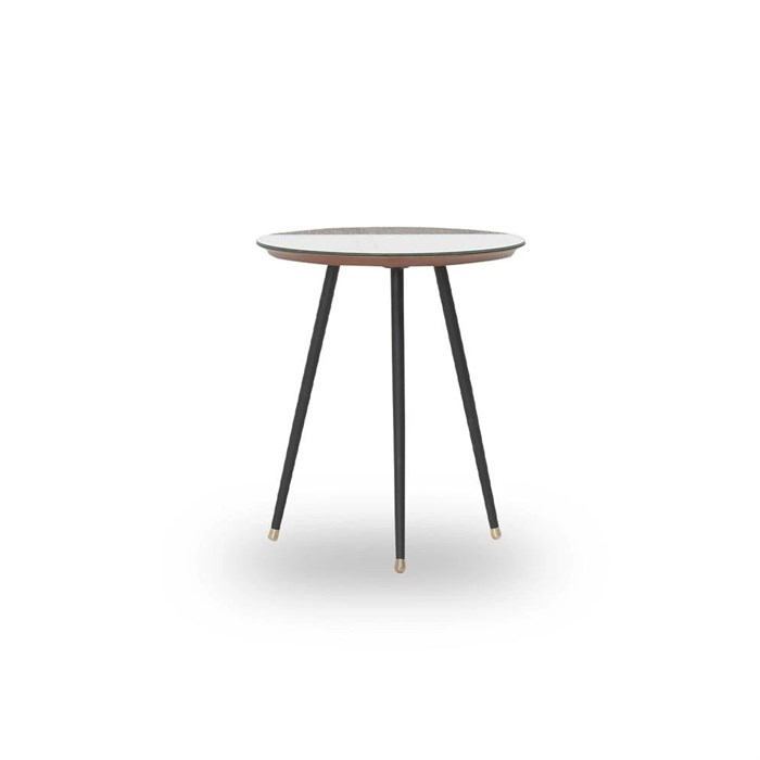 Стол журнальный круглый ENZA HOME Коллекция GONG (ГОНГ) арт. EH30600 EH30600