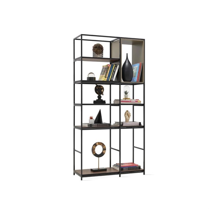 Книжный шкаф (норка) ENZA HOME Коллекция HAMPTON (ХЭМПТОН) арт. EH59245 EH59245