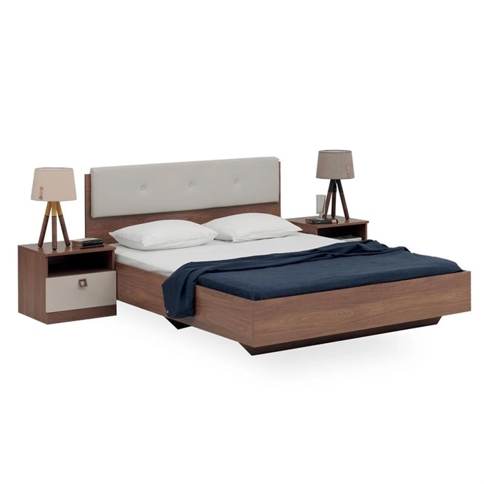 Кровать с изголовьем ENZA HOME Коллекция MISTRAL (МИСТРАЛ) арт. EH31102 EH31102