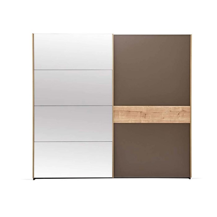 Шкаф-купе (240 см) (серый) ENZA HOME Коллекция POLKA (ПОЛЬКА) арт. EH59225 EH59225