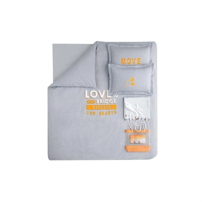 Комплект постельного белья Queen Size (200x220 см) YATAS BEDDING Коллекция "BRIDGE" (МОСТ) арт. EH59184 EH59184