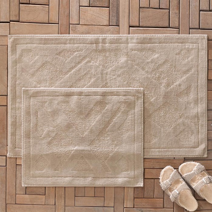 Комплект Ковриков для ванной (50x60 см + 60x100 см) YATAS BEDDING Коллекция "MILO" (МИЛО) арт. EH62571 EH62571