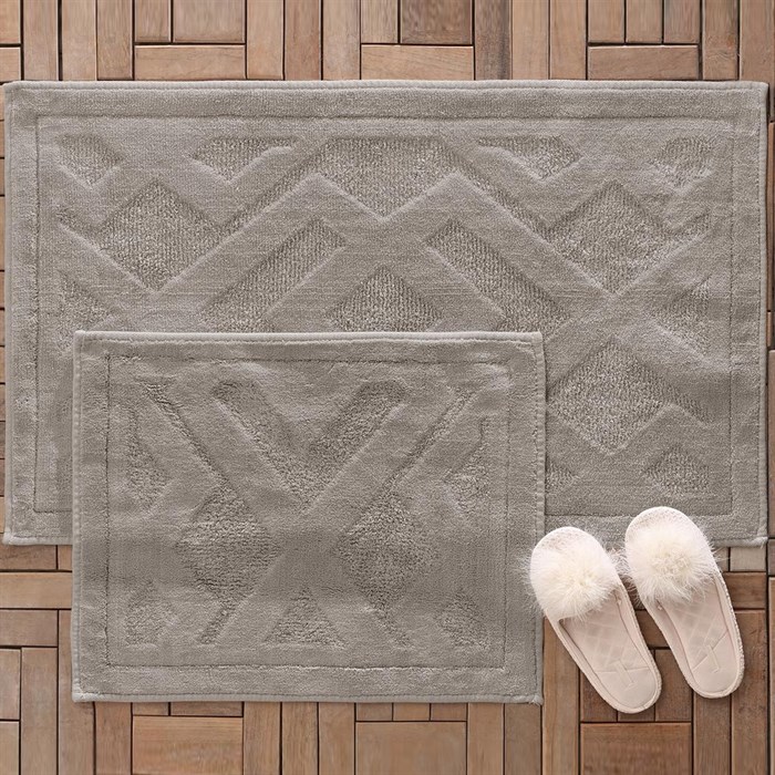 Комплект Ковриков для ванной (50x60 см + 60x100 см) YATAS BEDDING Коллекция "MILO" (МИЛО) арт. EH62572 EH62572