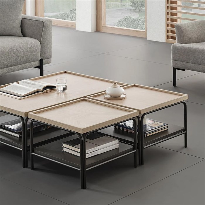 Стол журнальный квадратный ENZA HOME Коллекция TERRA (ТЕРРА) арт. EH68092 EH68092