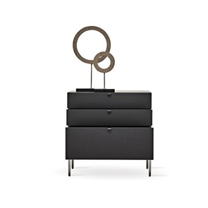 {{photo.Alt || photo.Description || 'Комод с 3 ящиками черный ENZA HOME Коллекция LEGATO (ЛЕГАТО) арт. EH59519'}}