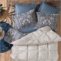 Комплект постельного белья с одеялом Queen Size (195x215 см) YATAS BEDDING Коллекция "MADIE" (МАДИ) арт. EH69030 EH69030