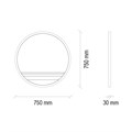 Зеркало для комода ENZA HOME Коллекция RIGA (РИГА) арт. EH60816 EH60816