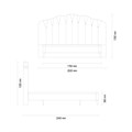 Кровать 160x200 ENZA HOME Коллекция ELEGANTE (ЭЛЕГАНТ) арт. EH20179 EH20179