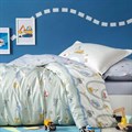 Детский постельный комплект Single Size (160x220 см) YATAS BEDDING Коллекция "BUSY TRUCKS" (ГРУЗОВИКИ) арт. EH62442 EH62442