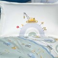 Детский постельный комплект Single Size (160x220 см) YATAS BEDDING Коллекция "BUSY TRUCKS" (ГРУЗОВИКИ) арт. EH62442 EH62442