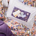 Комплект постельного белья с одеялом Single Size (155x215 см) YATAS BEDDING Коллекция "TRAVEL" (ПУТЕШЕСТВИЕ) арт. EH62634 EH62634