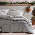 Комплект постельного белья с одеялом Single Size (155x215 см) YATAS BEDDING Коллекция "PINO" (ПИНО) арт. EH62627 EH62627